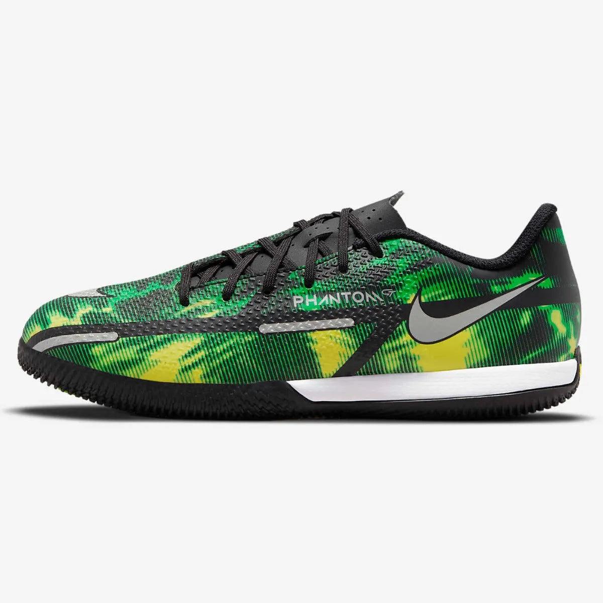 Nike JR Phantom GT2 Academy SW IC - Black-Green Strike (Side 1)