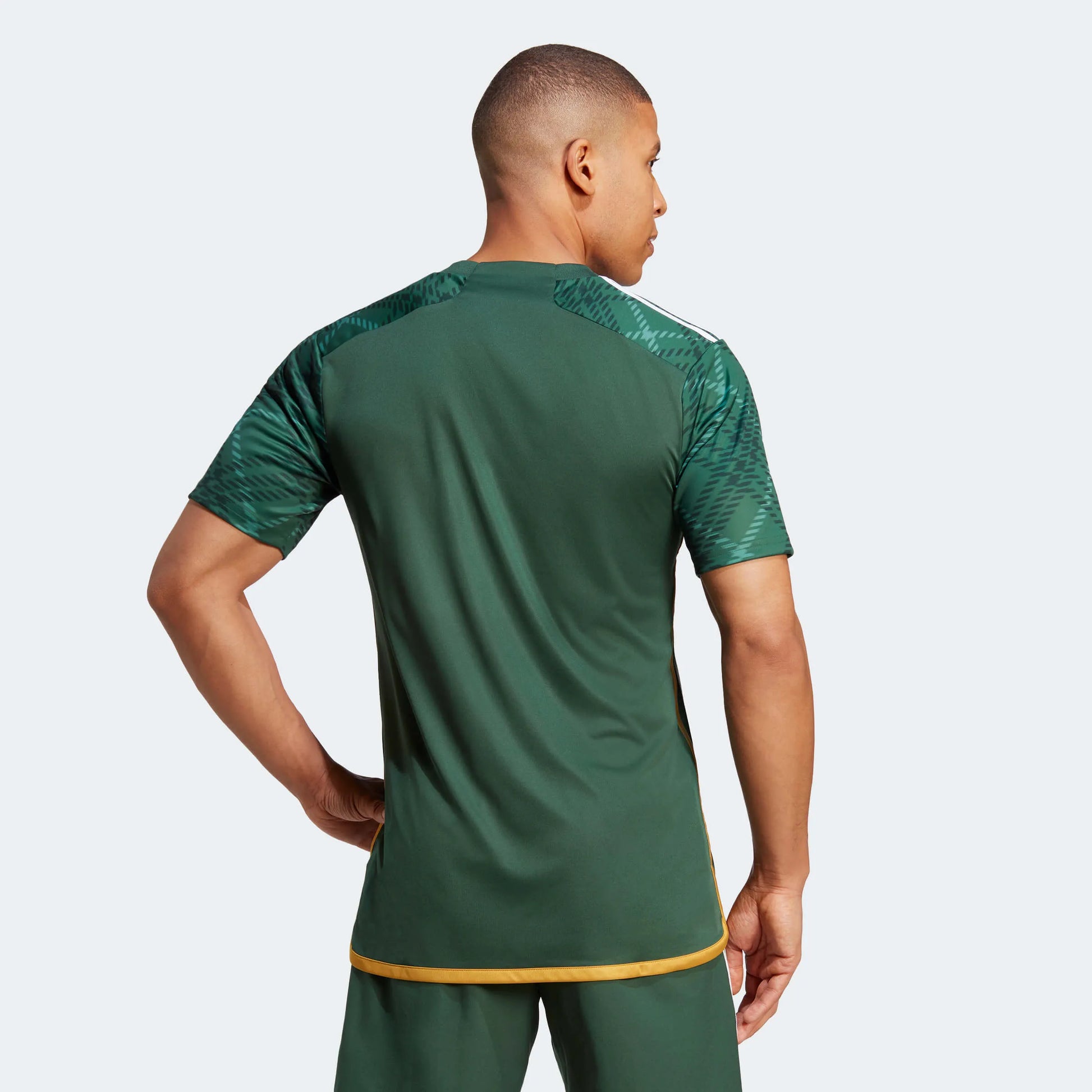 adidas 2023-24 Portland Timbers Men's Stadium Home Jersey (Model - Back)