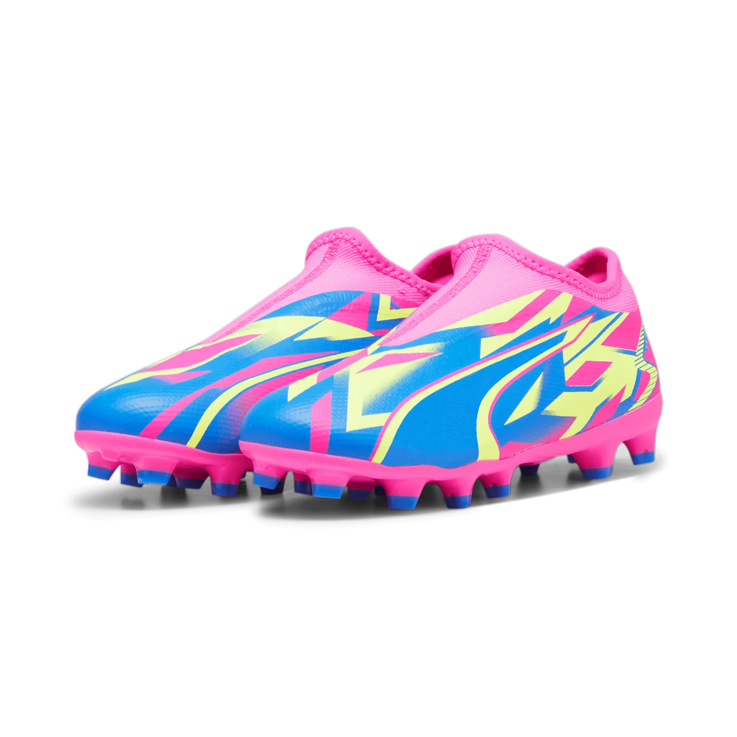 Puma JR Ultra Match Laceless NGY FG-AG - Energy Pack (FA23) (Pair - Lateral)