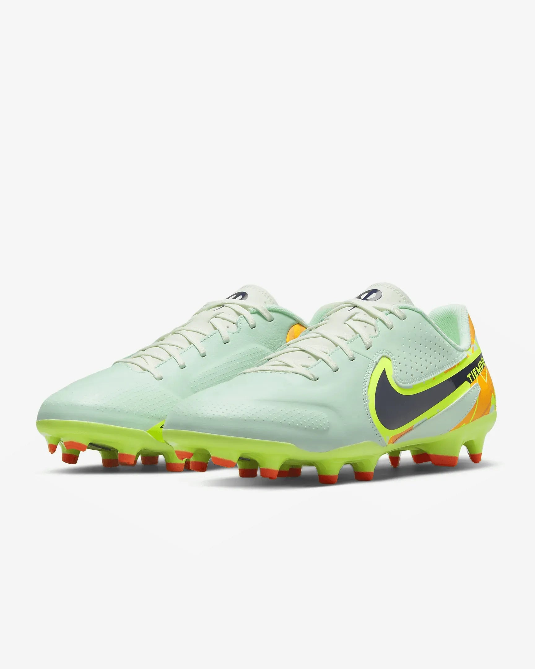 Nike Legend 9 Academy FG/MG Mint Foam-Blackened Blue (Pair - Diagonal)