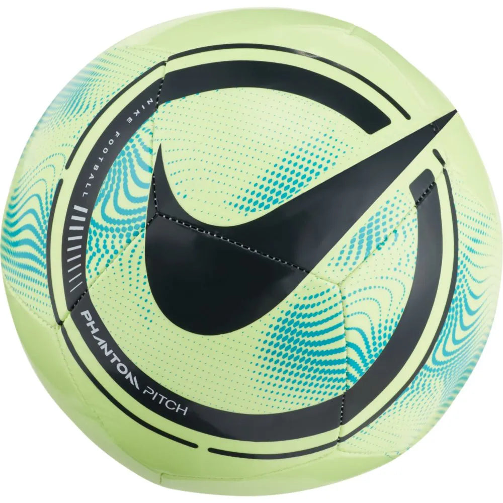 Nike Phantom Soccer Ball - Lime Glow-Black (Front)