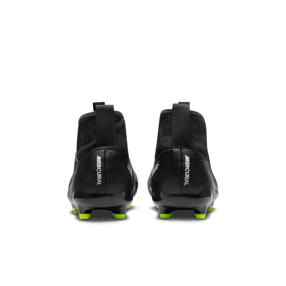 Nike JR Zoom Mercurial Superfly 9 Academy FG-MG - Black-Grey (Pair - Back)