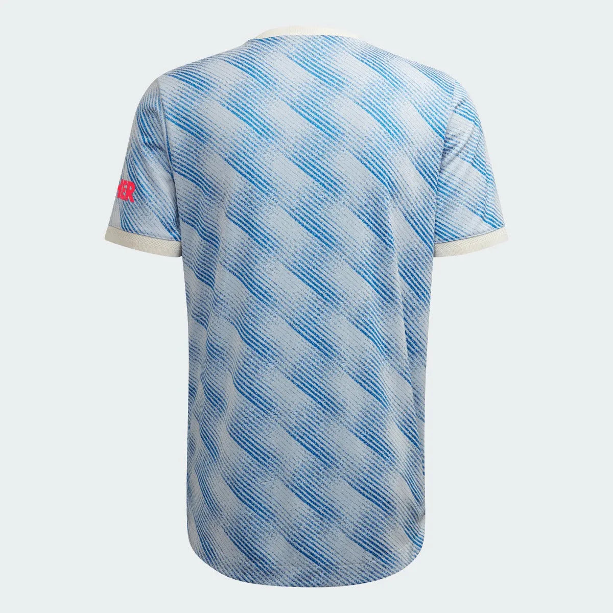 Adidas 2021-22 Manchester United Away Authentic Jersey - White-Royal (Back)