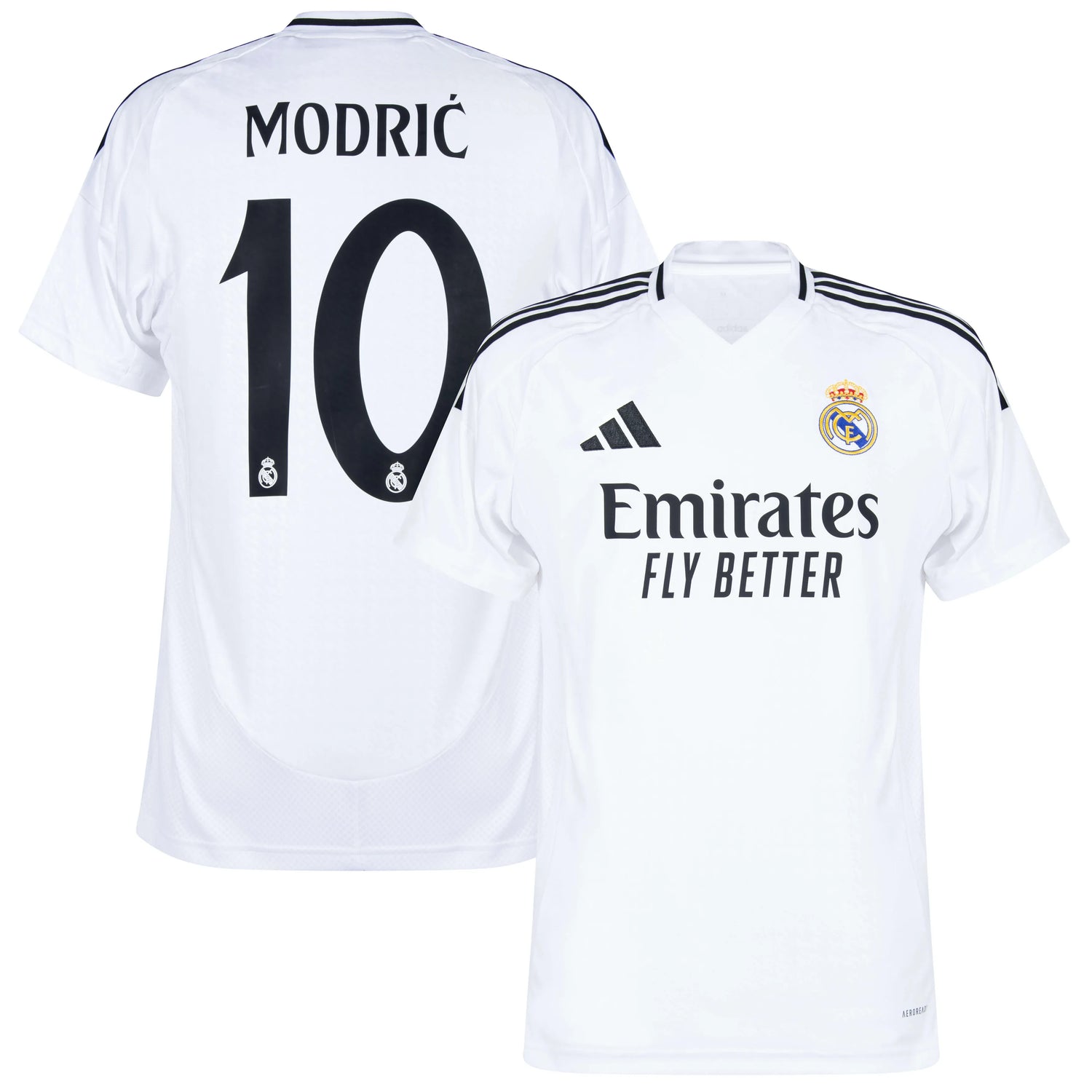 adidas 2024-25 Real Madrid Men's Stadium Home Jersey