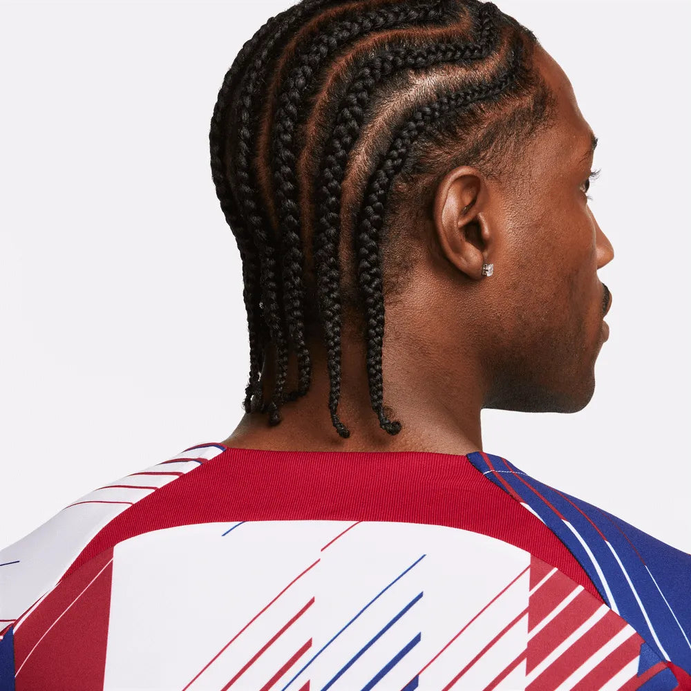 Nike 2023-24 Barcelona Men's Home Pre-Match Jersey (Detail 2)