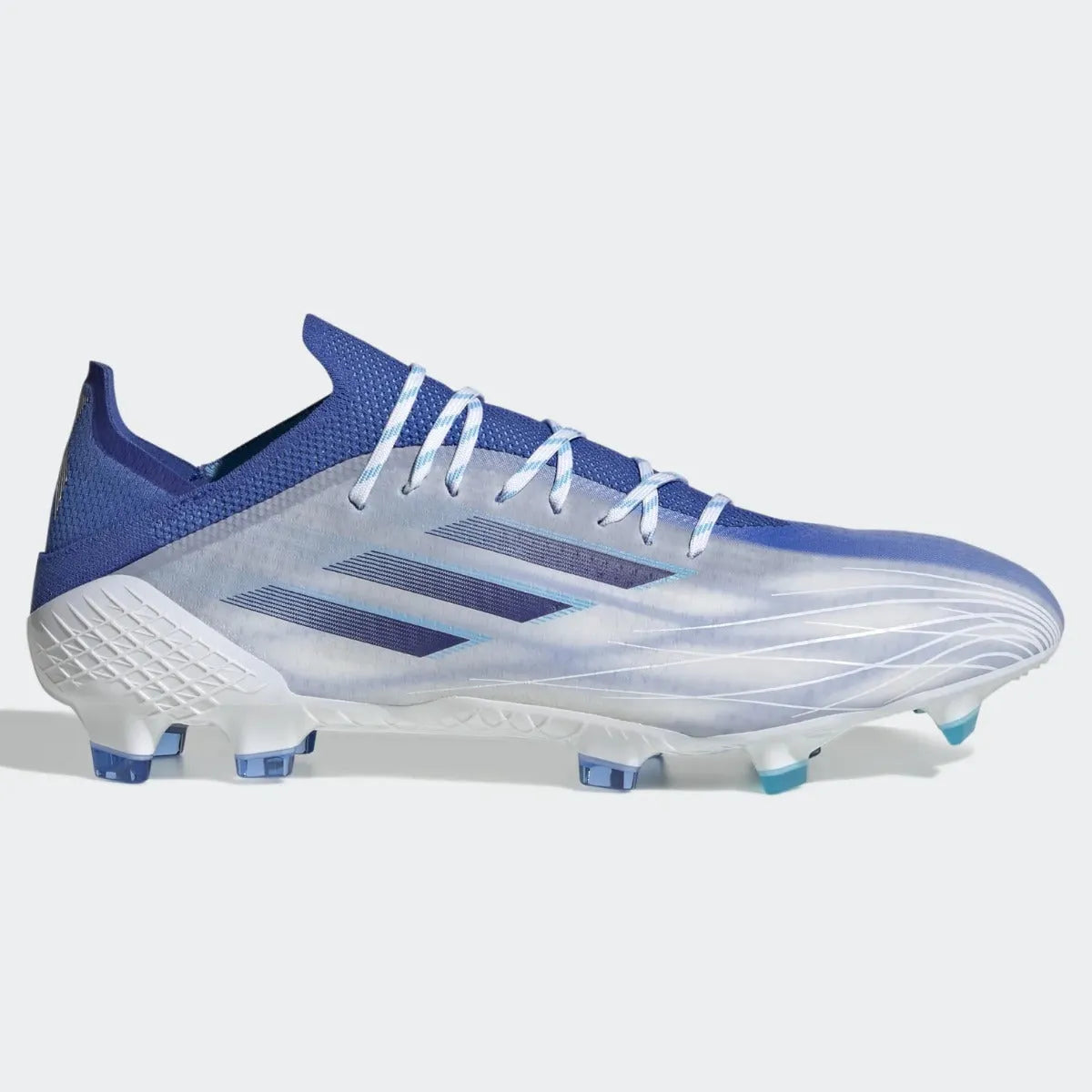 adidas X Speedflow .1 FG - White-Indigo-Sky Rush (Side 1)