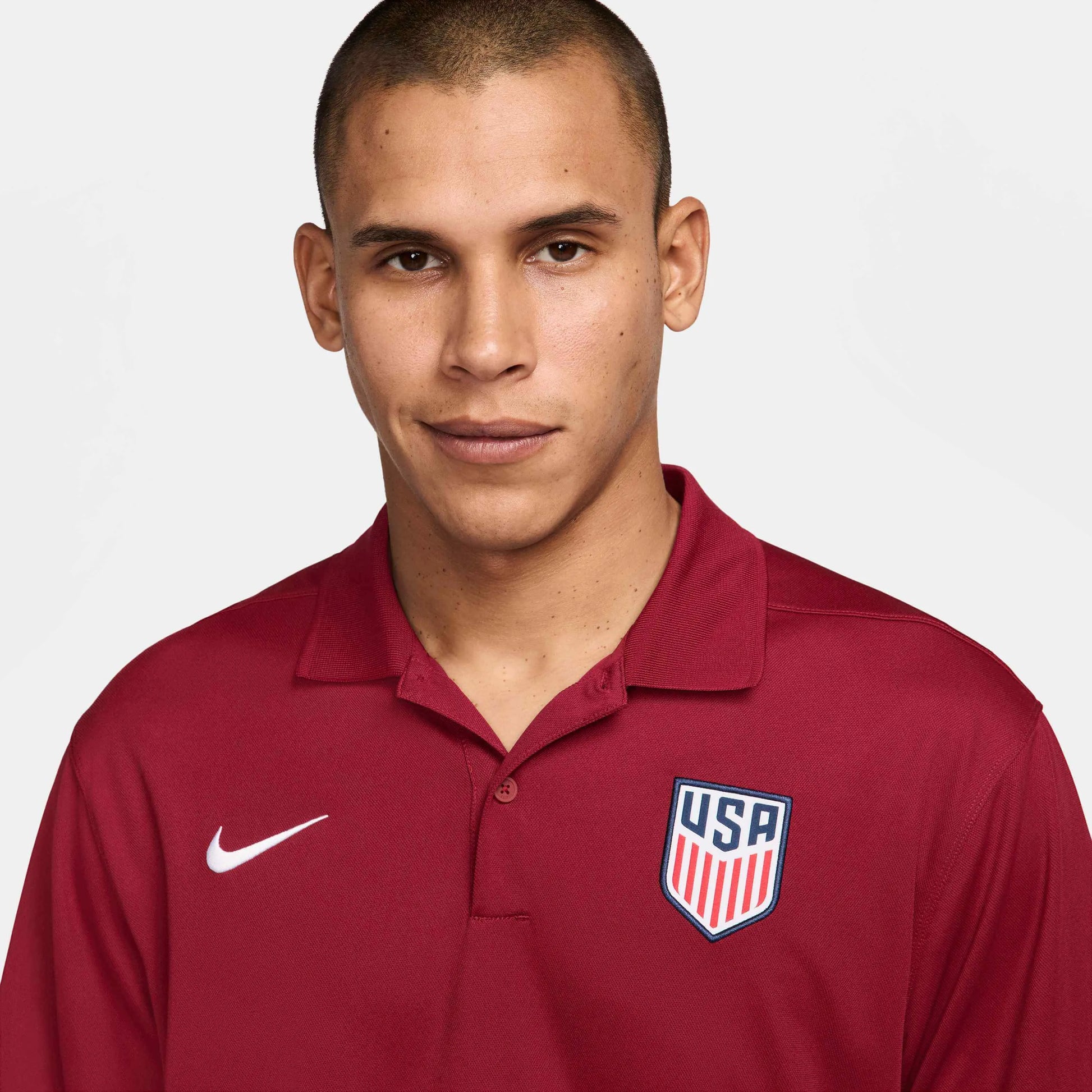 Nike 2024-25 USA Men's Dri-Fit Polo Shirt (Detail 1)