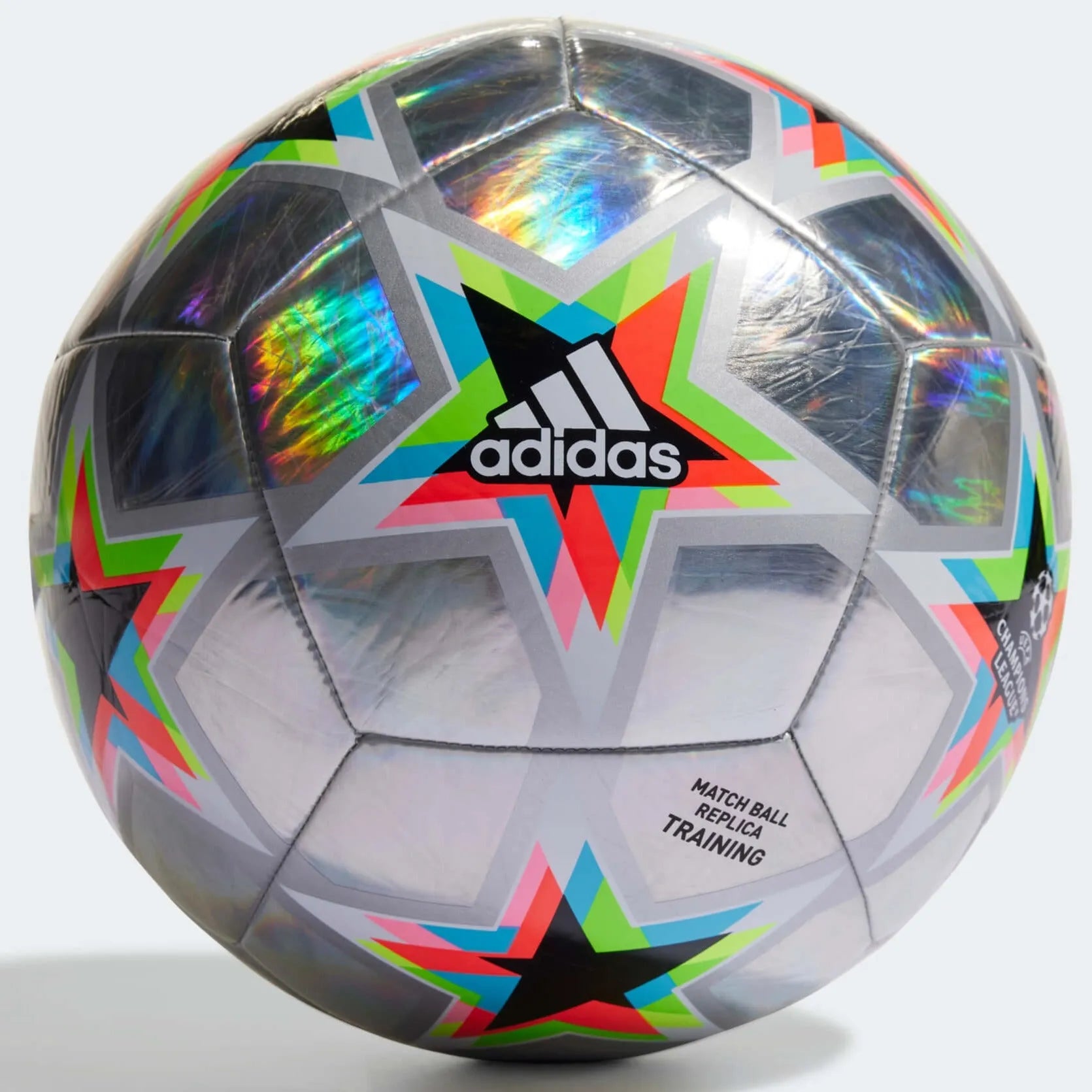 adidas UCL Training Hologrom St Petersburg Ball Multi Color-Bright Cyan (Front)