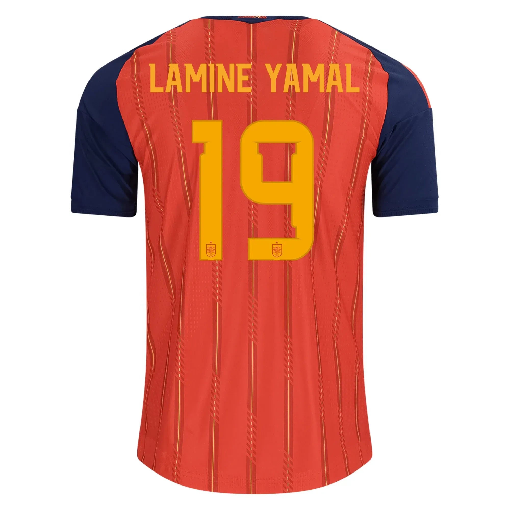 adidas 2026 Spain Men's Authentic Home Soccer Jersey (Lamine Yamal)