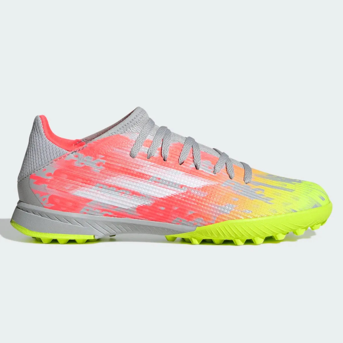 Adidas JR X Speedflow .3 TF - Clear Onix-White-Solar Yellow (Side 1)
