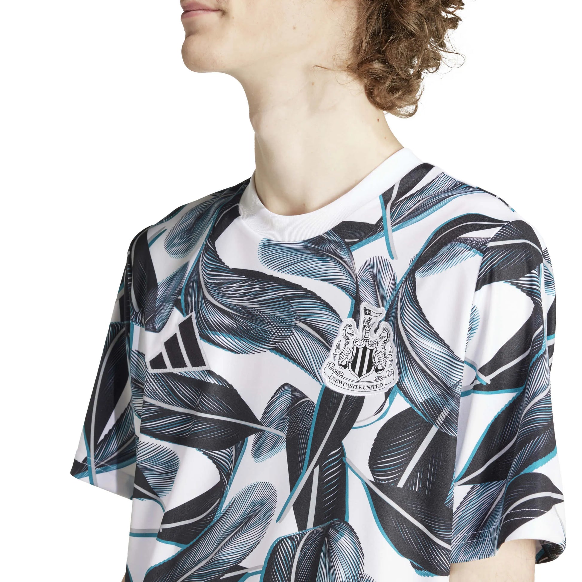 adidas 2024-25 Newcastle Men's Pre-Match Jersey (Detail 1)