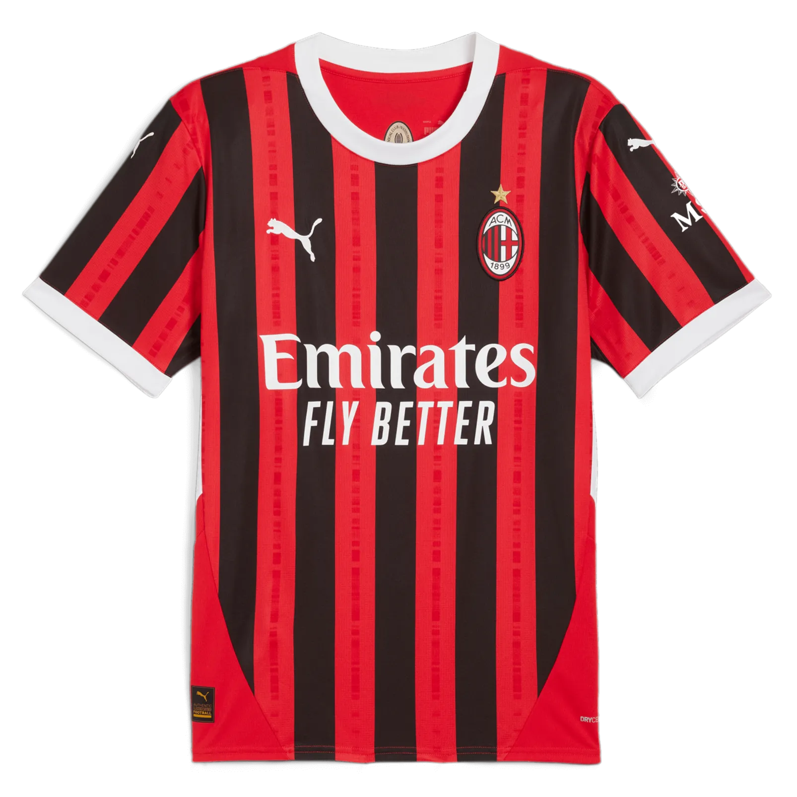 Puma 2024-25 AC Milian Men's Stadium Home Jersey (Front)