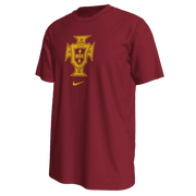 Nike 2022-23 Portugal WC Crest Tee - Red (Front)