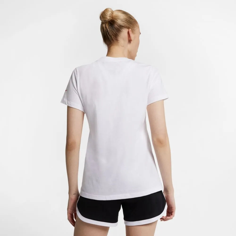 Nike England 2019-20 WOMEN'S Evergreen Crest Tee - White