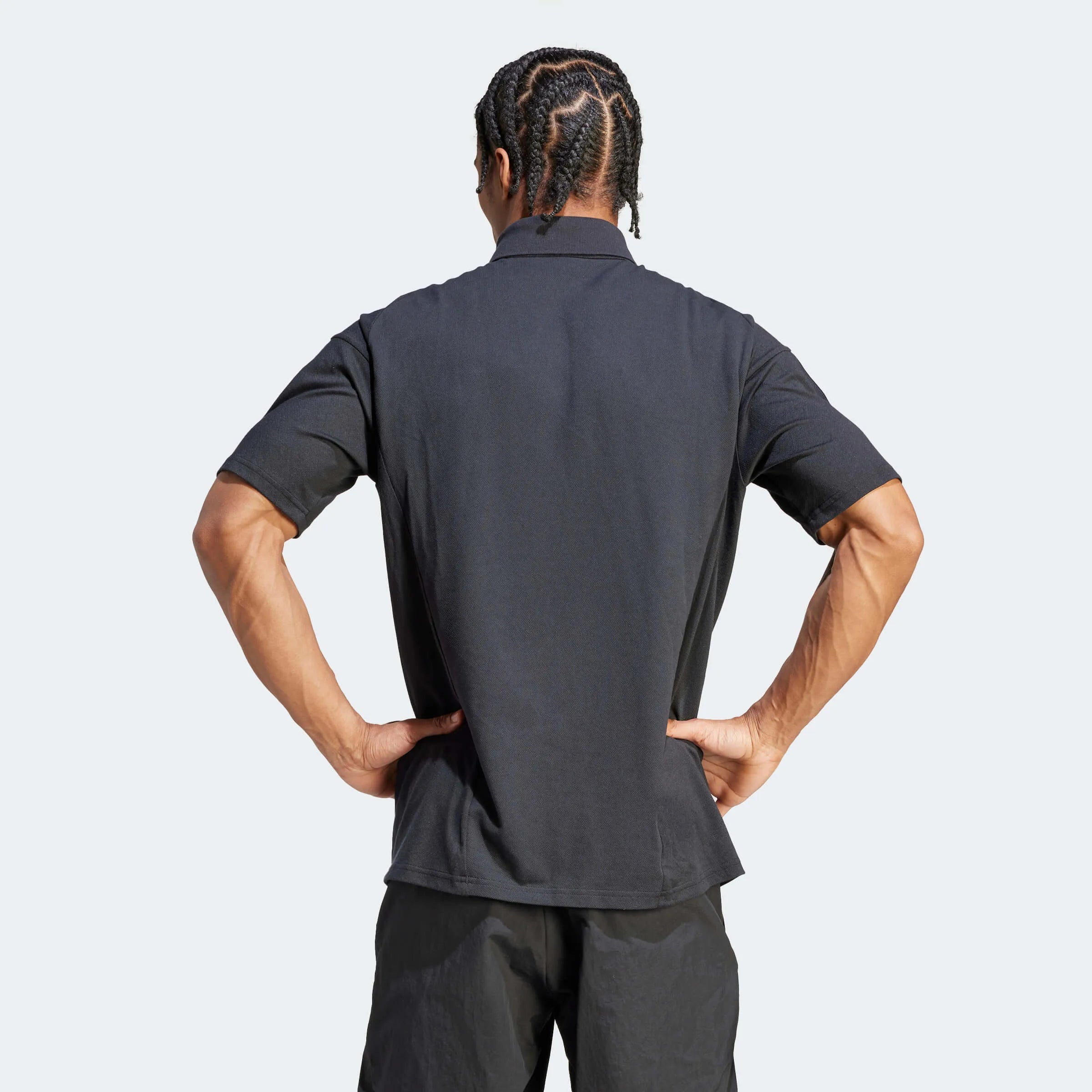 adidas 2023-24 Juventus Men's CO Polo Shirt (Model - Back)
