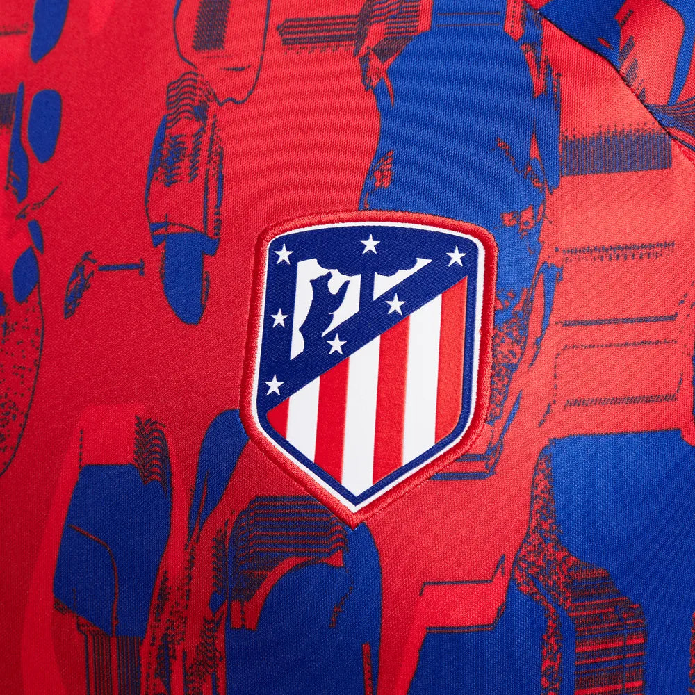 Nike 2023-24 Atletico Madrid Men's Pre-Match Jersey (Detail 3)