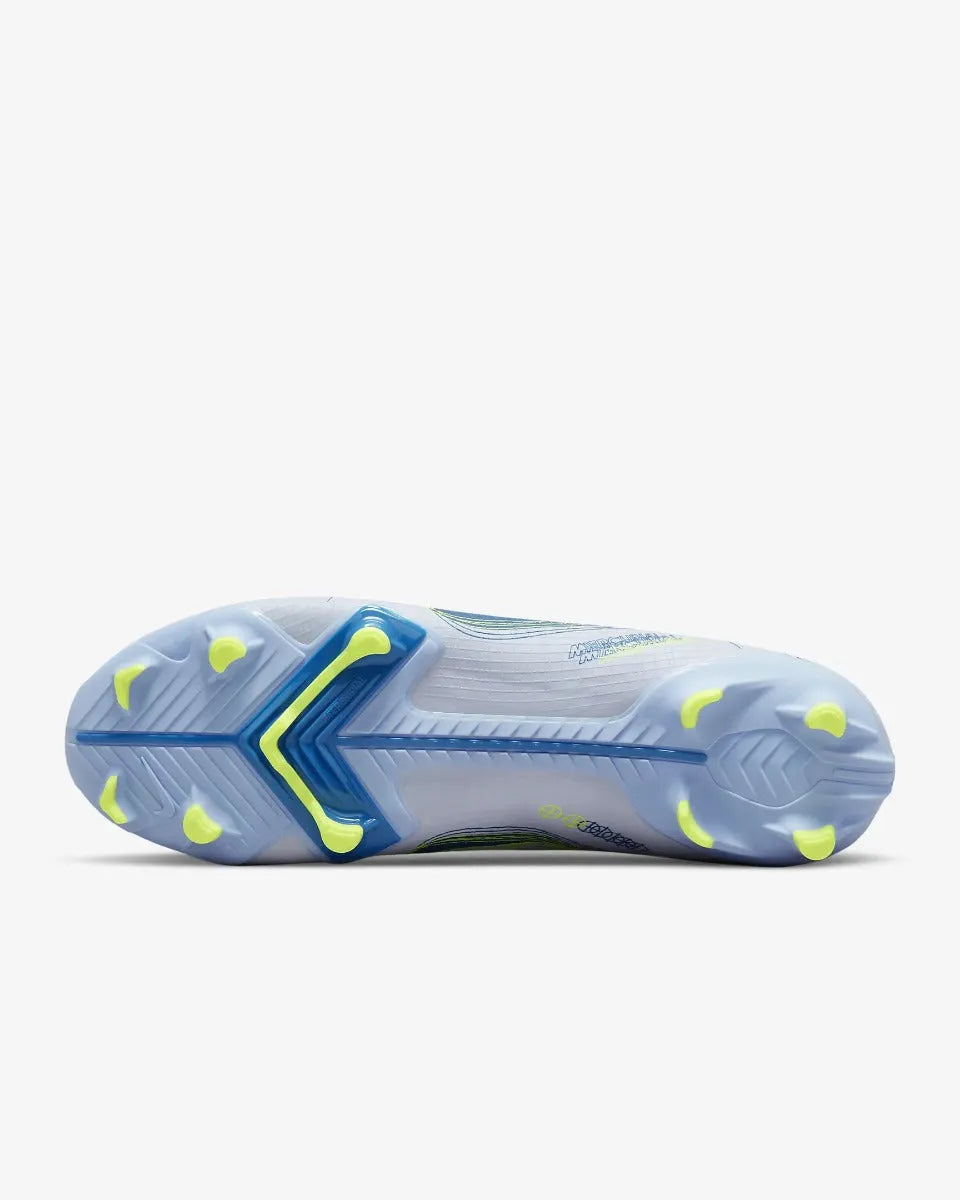 Nike Mercurial Superfly 8 Academy FG-MG - Grey-Blue (Bottom)