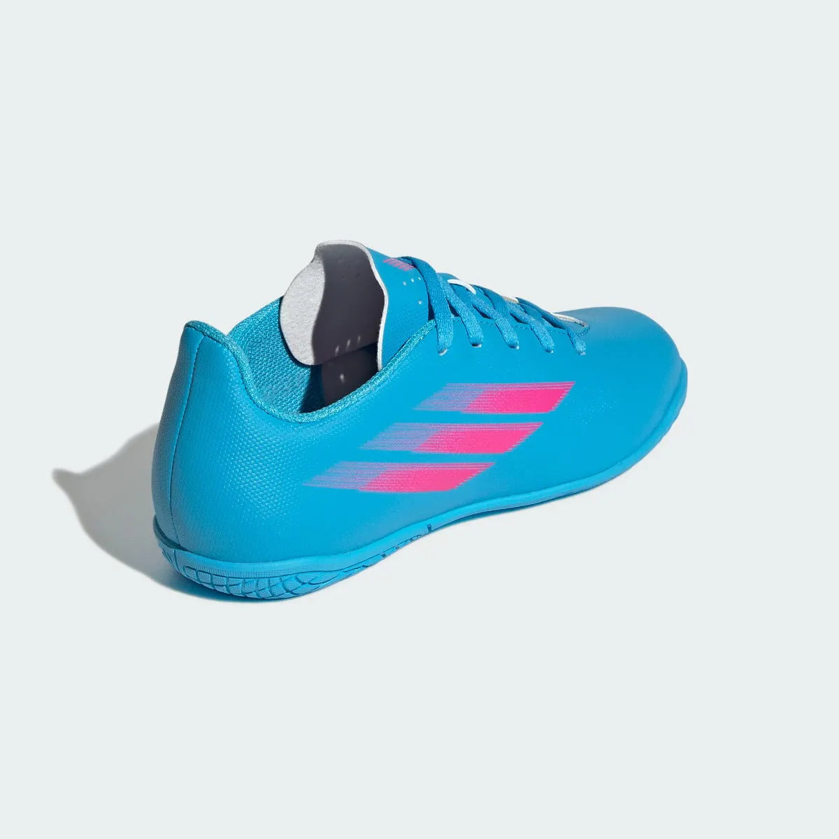 adidas Kids X Speedflow .4 Indoor - Sky Rush-Shock Pink (Diagonal 2)