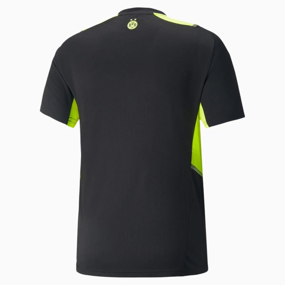 Puma 2021-22 Borussia Dortmund Training Jersey - Black-Safety Yellow (Back)
