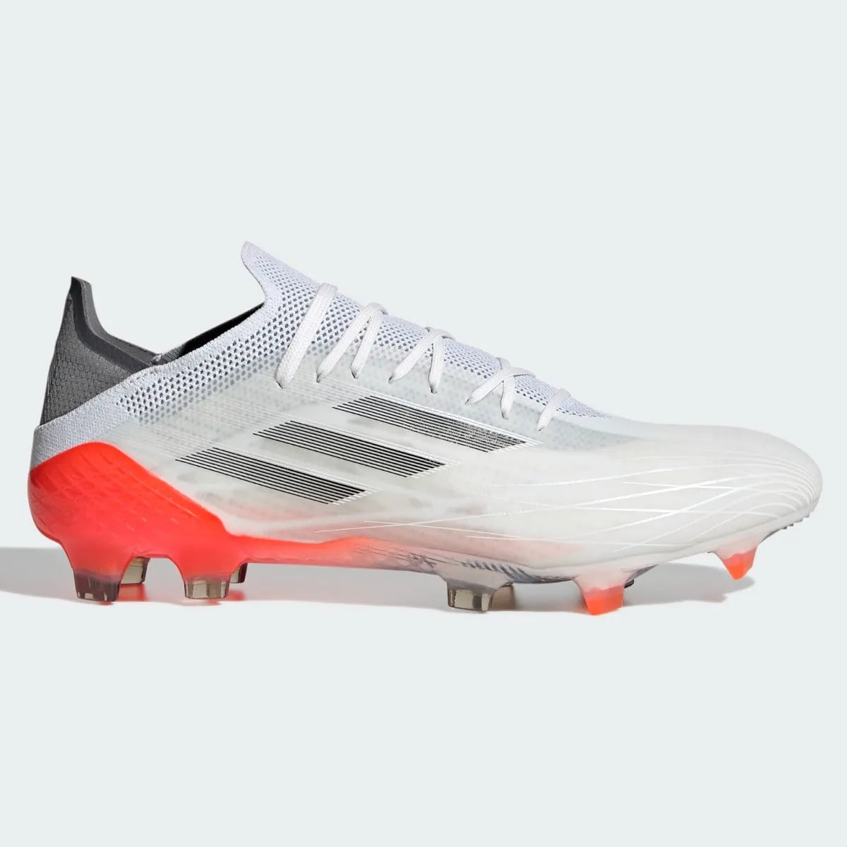 Adidas X Speedflow .1 FG - White-Iron Metallic (Side 1)