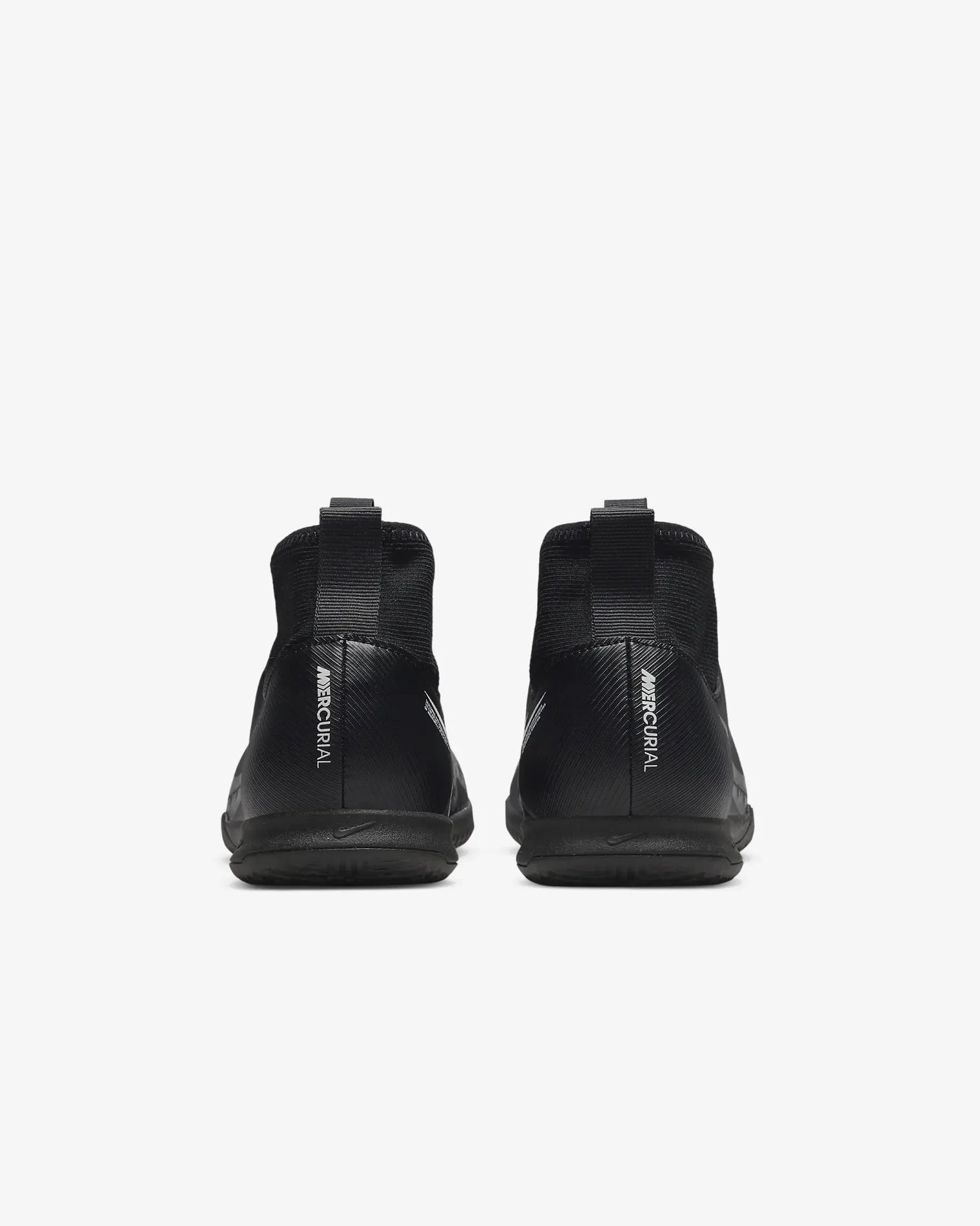 Nike JR Zoom Superfly 9 Academy Indoor - Black-Grey (Pair - Back)