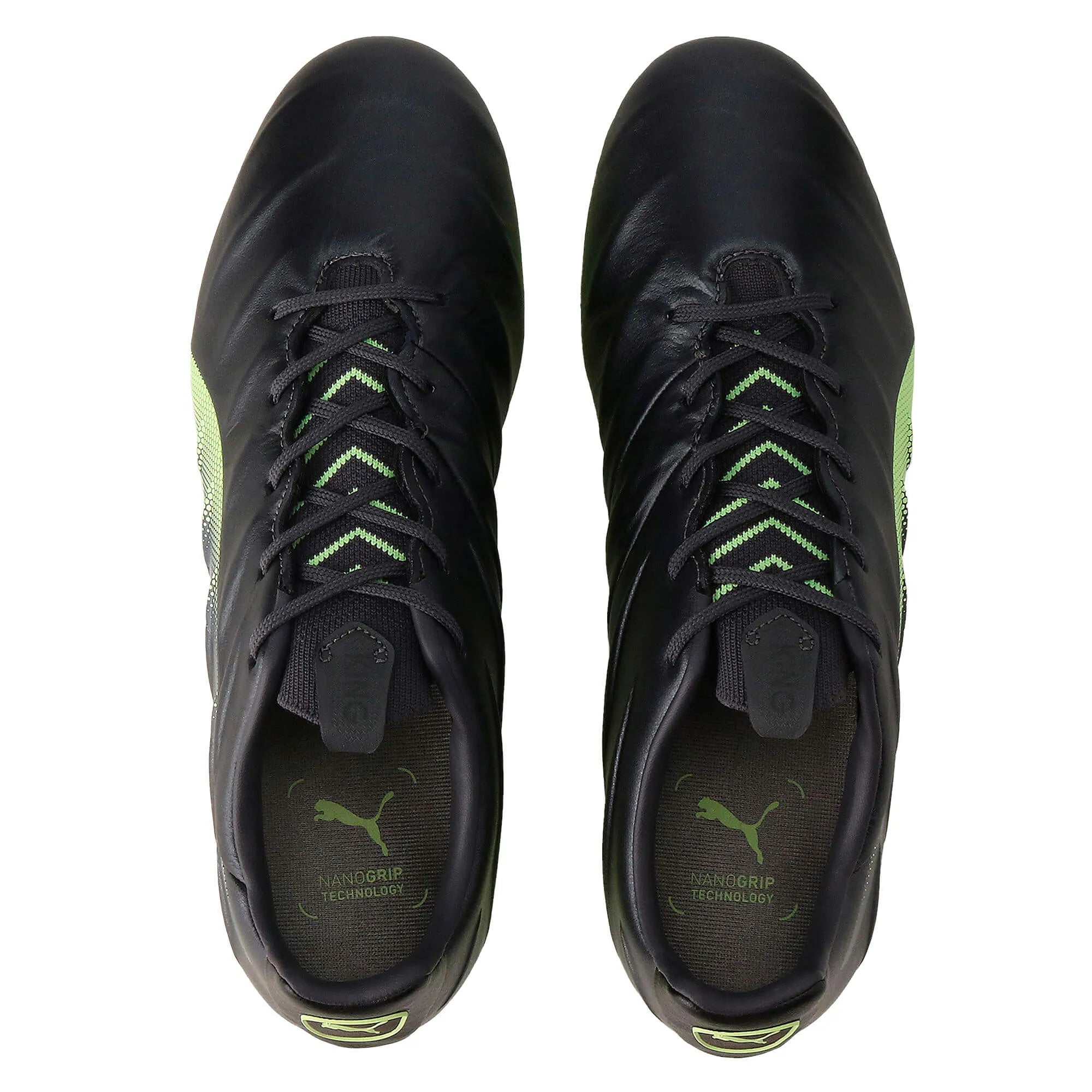 Puma KING Platinum 21 FG-AG - Asphalt-Fizzy Light (Pair - Top)