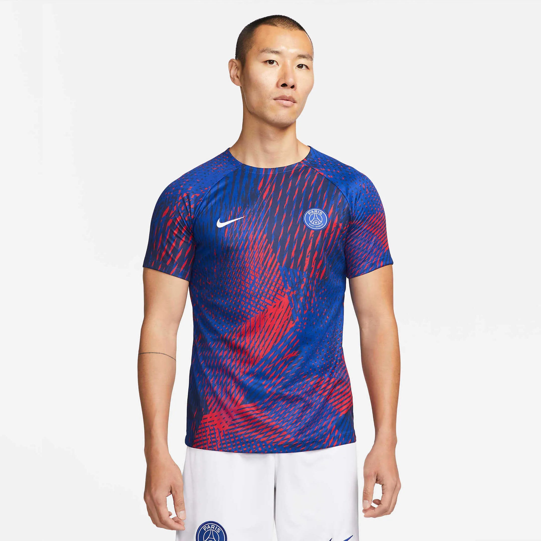 Nike 2022-23 PSG Men's Pre-Match Jersey (Model - Front)