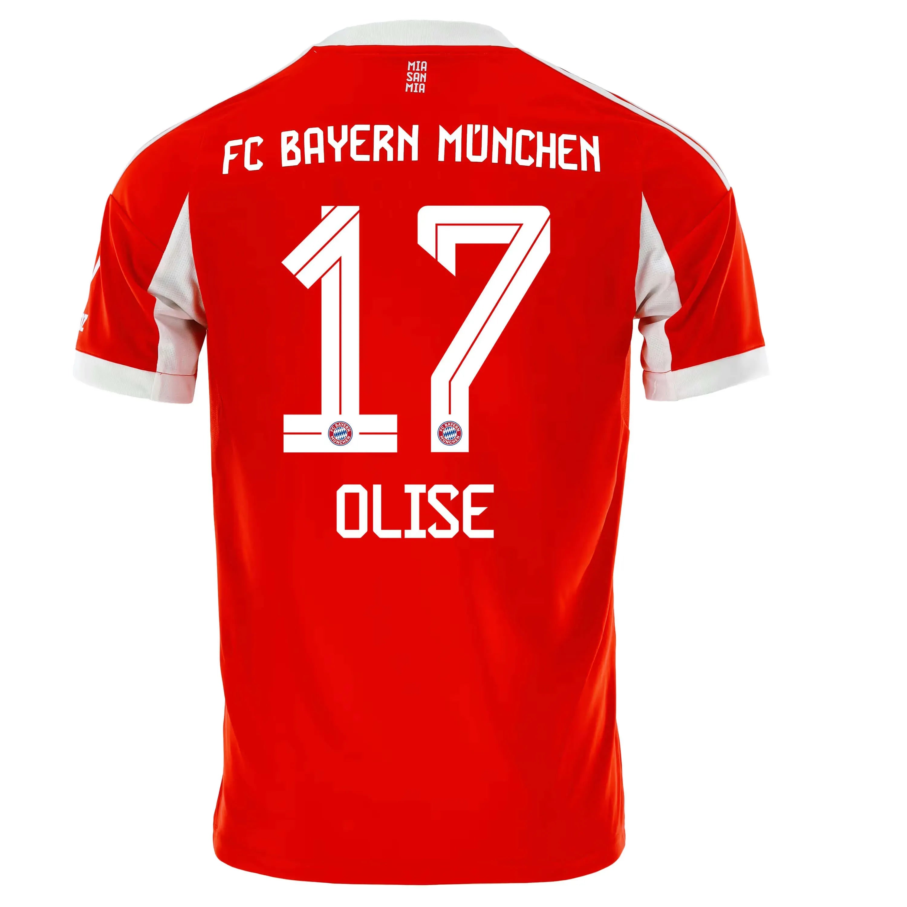 adidas 2025-26 Bayern Munich Men's Stadium Home Soccer Jersey (Olise)