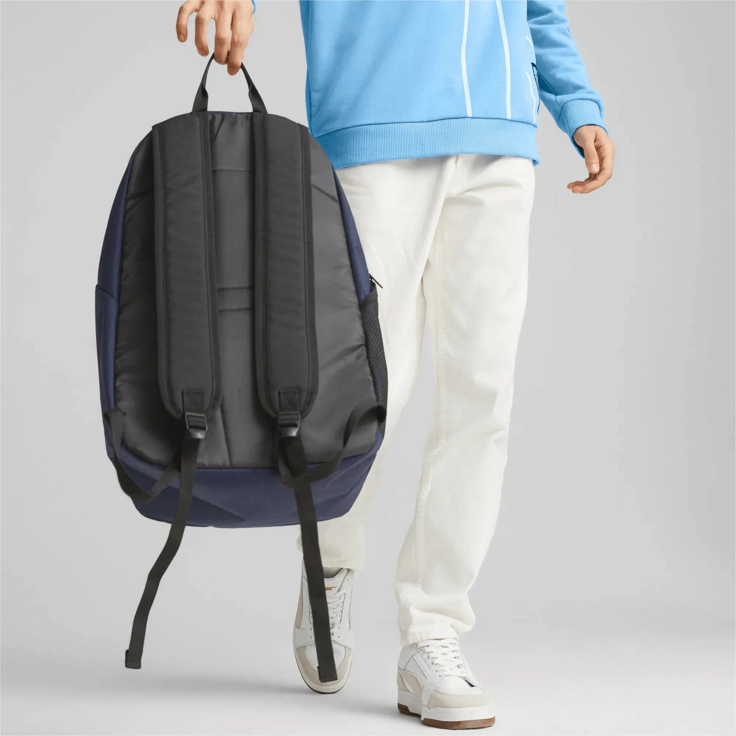 Puma Manchester City 2022-23 Culture Backpack Sky Blue Navy-Sky (Model - Back)