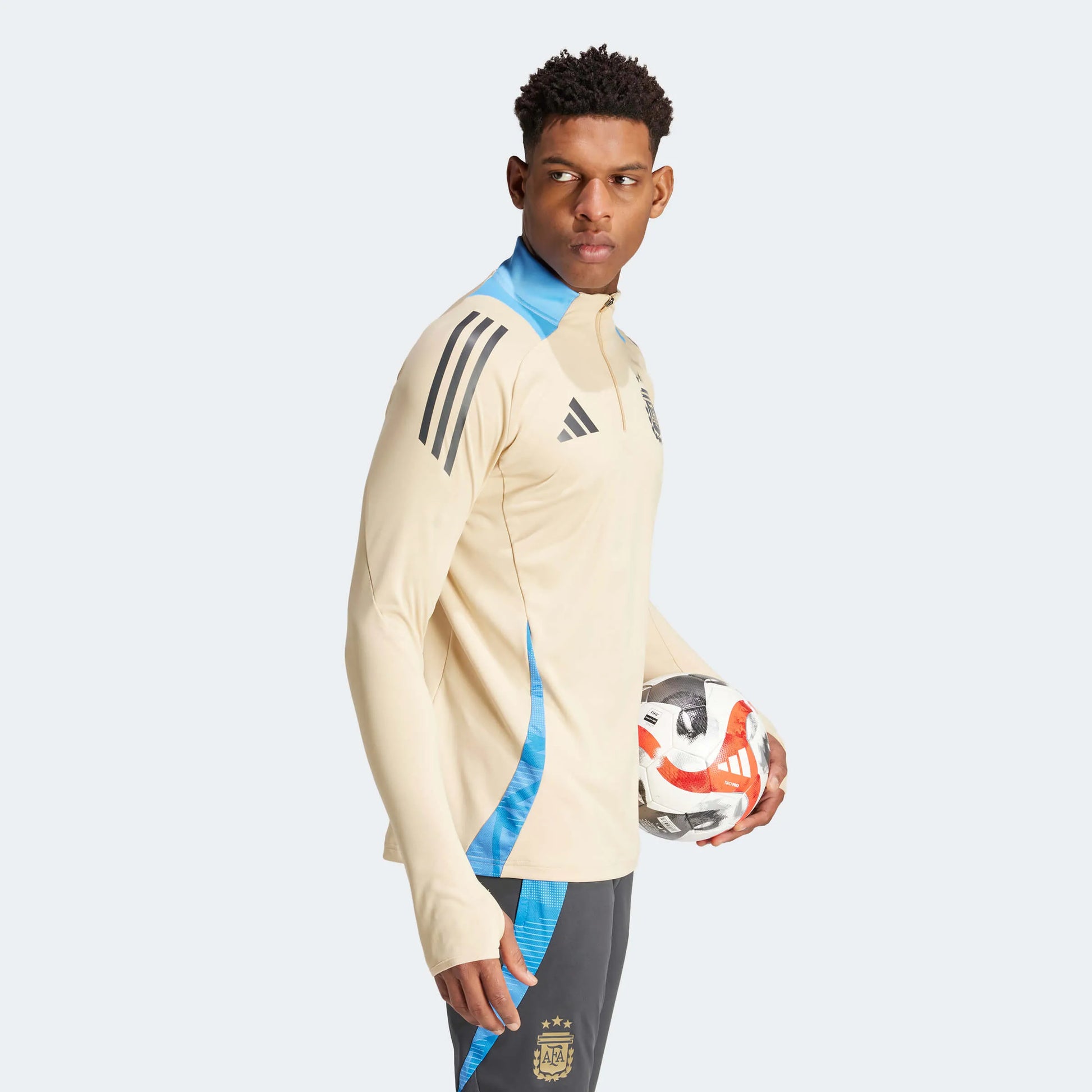 adidas 2024 Argentina Men's Training Top (Model - Side)