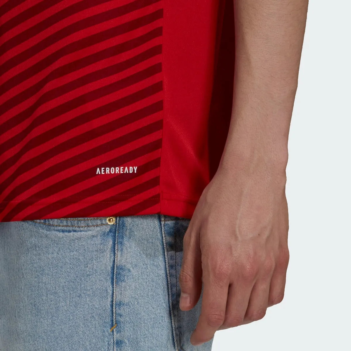 Adidas 2021-22 Bayern Munich Home Jersey - True Red (Detail 3)