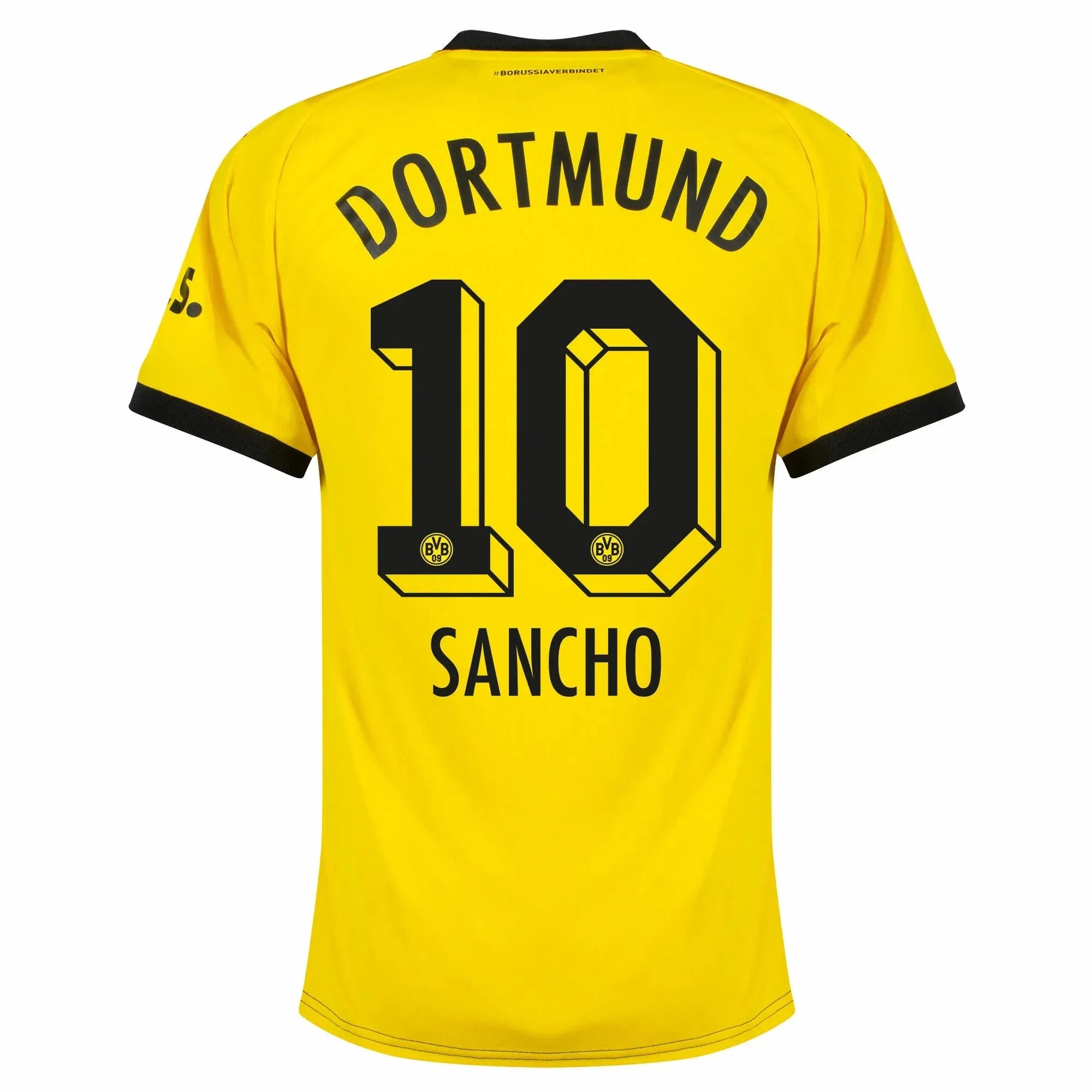 Puma 2023-24 Borussia Dortmund Youth Stadium Home Jersey