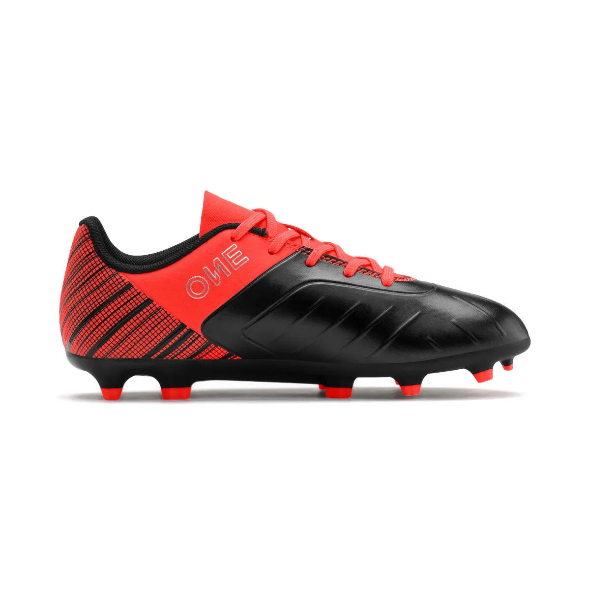 Puma JR ONE 5.4 FG - Silver-Red