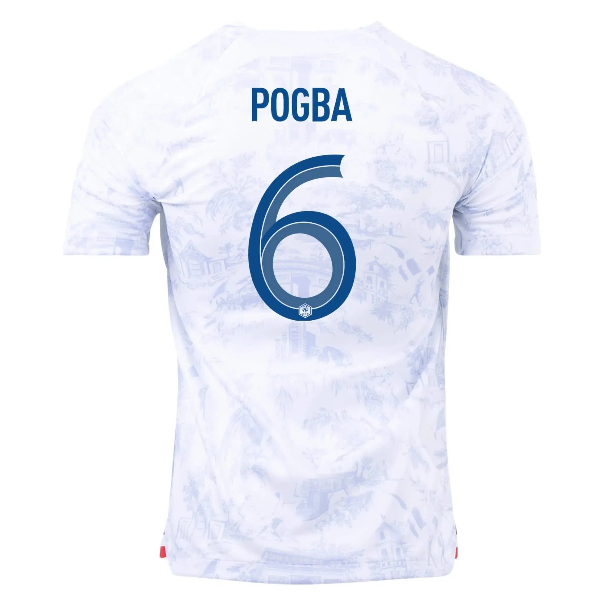 Nike 2022-23 France Away Youth Jersey White-Royal