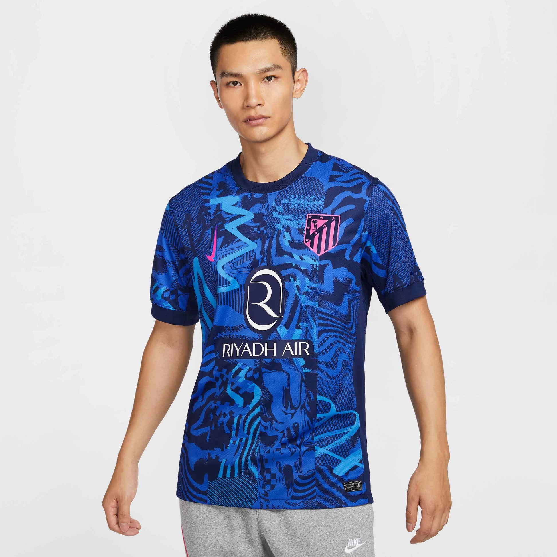 Nike 2024-25 Atletico Madrid Men's Stadium Third Jersey (Model - Front)