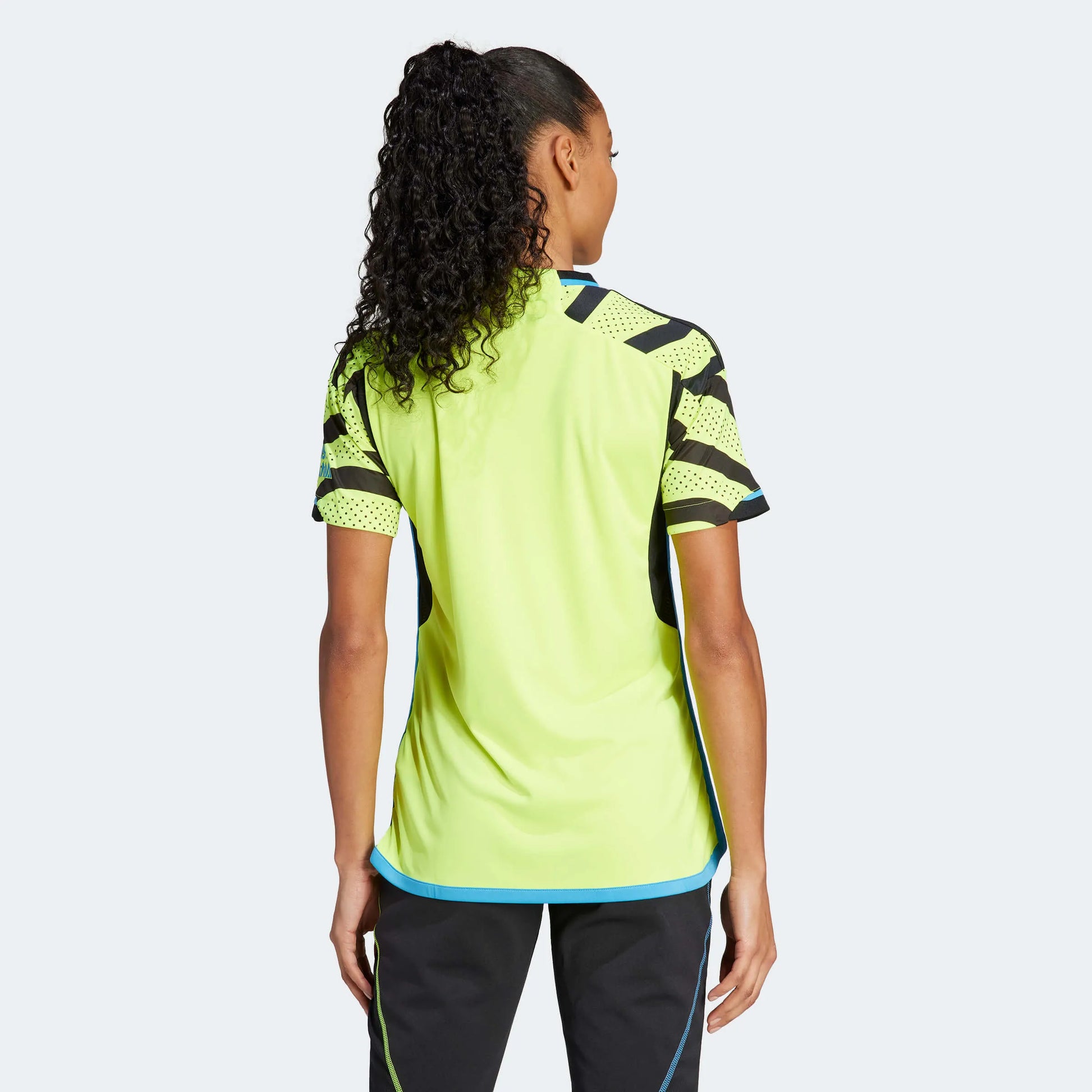 adidas 2023-24 Arsenal Women's Stadium Away Jersey (Model - Back)