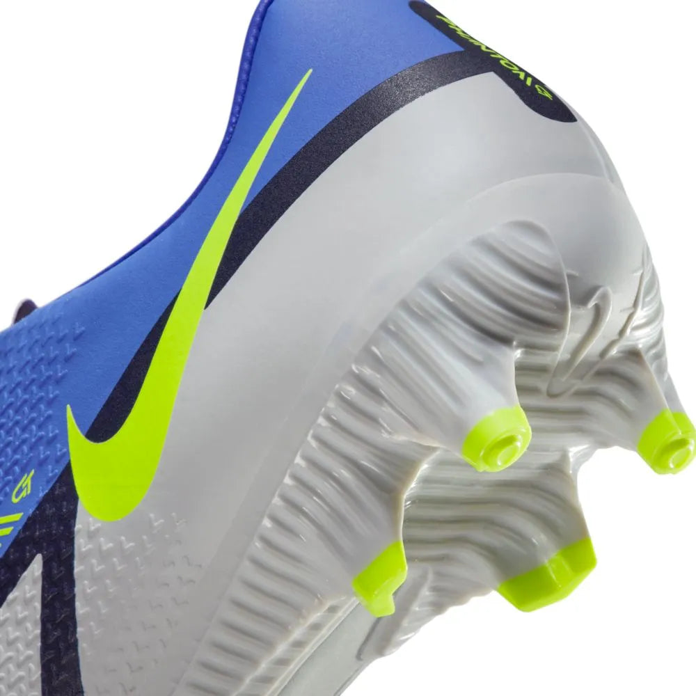 Nike Phantom GT2 Academy FG-MG - Sapphire-Volt-Grey (Detail 3)