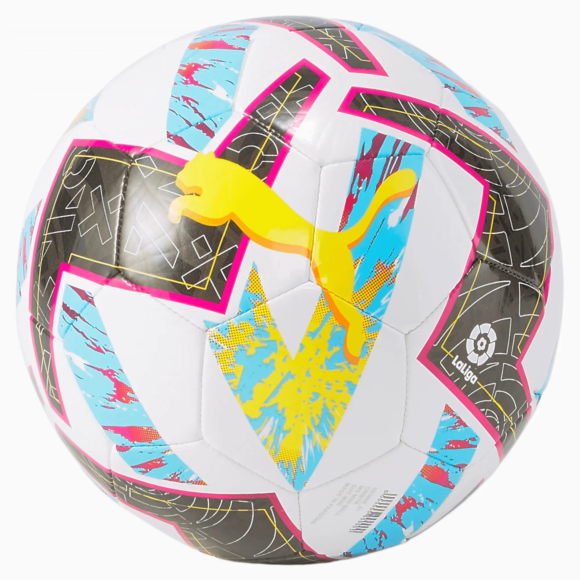 Puma 2022-23 Orbita La Liga 1 MS Mini Ball - White-Blue (Back)
