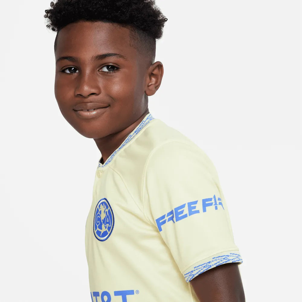 Nike 2022-23 Club America Youth Home Jersey (Detail 1)