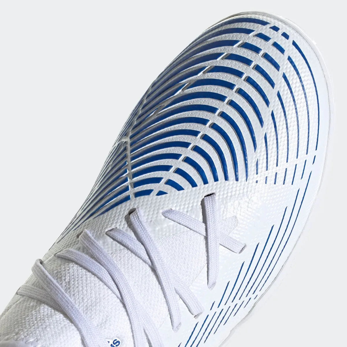 adidas Predator Edge .3 Indoor- White-Hi Res Blue (Detail 1)