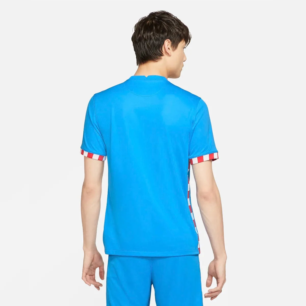 Nike 2021-22 Atletico Madrid Third Jersey - Blue (Model - Back)