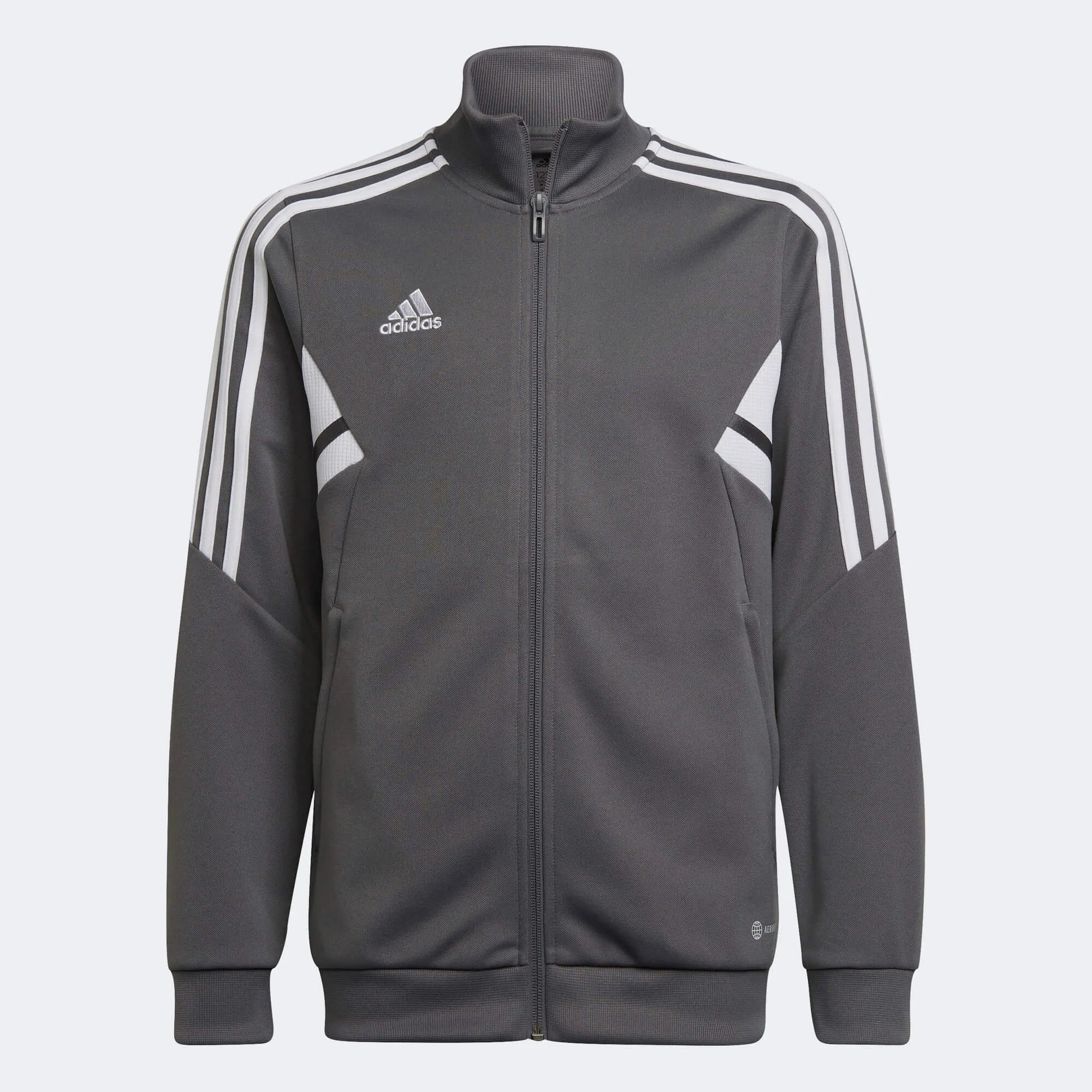 Adidas Condivo 22 Youth Track Jacket Team Grey (Front)