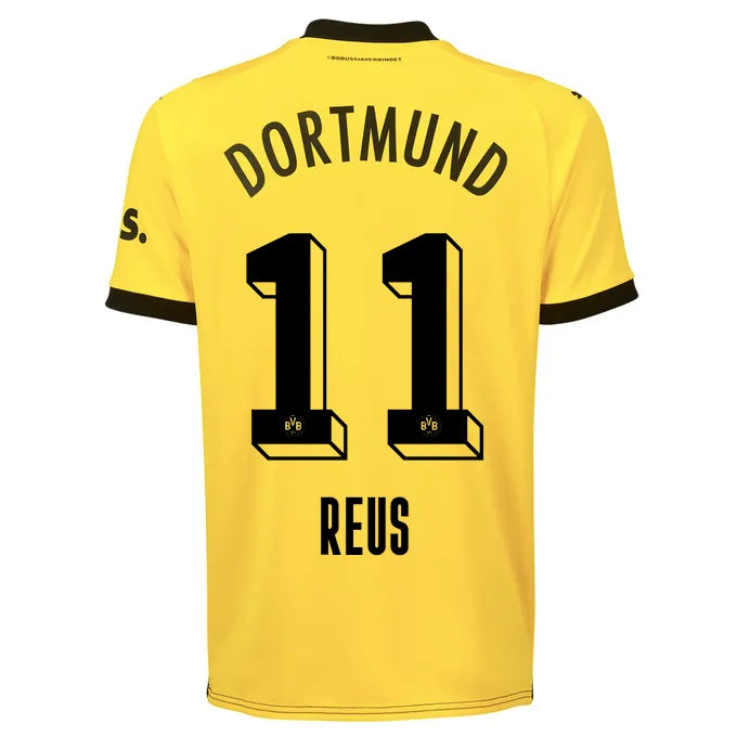 Puma 2023-24 Borussia Dortmund Men's Authentic Match Home Jersey
