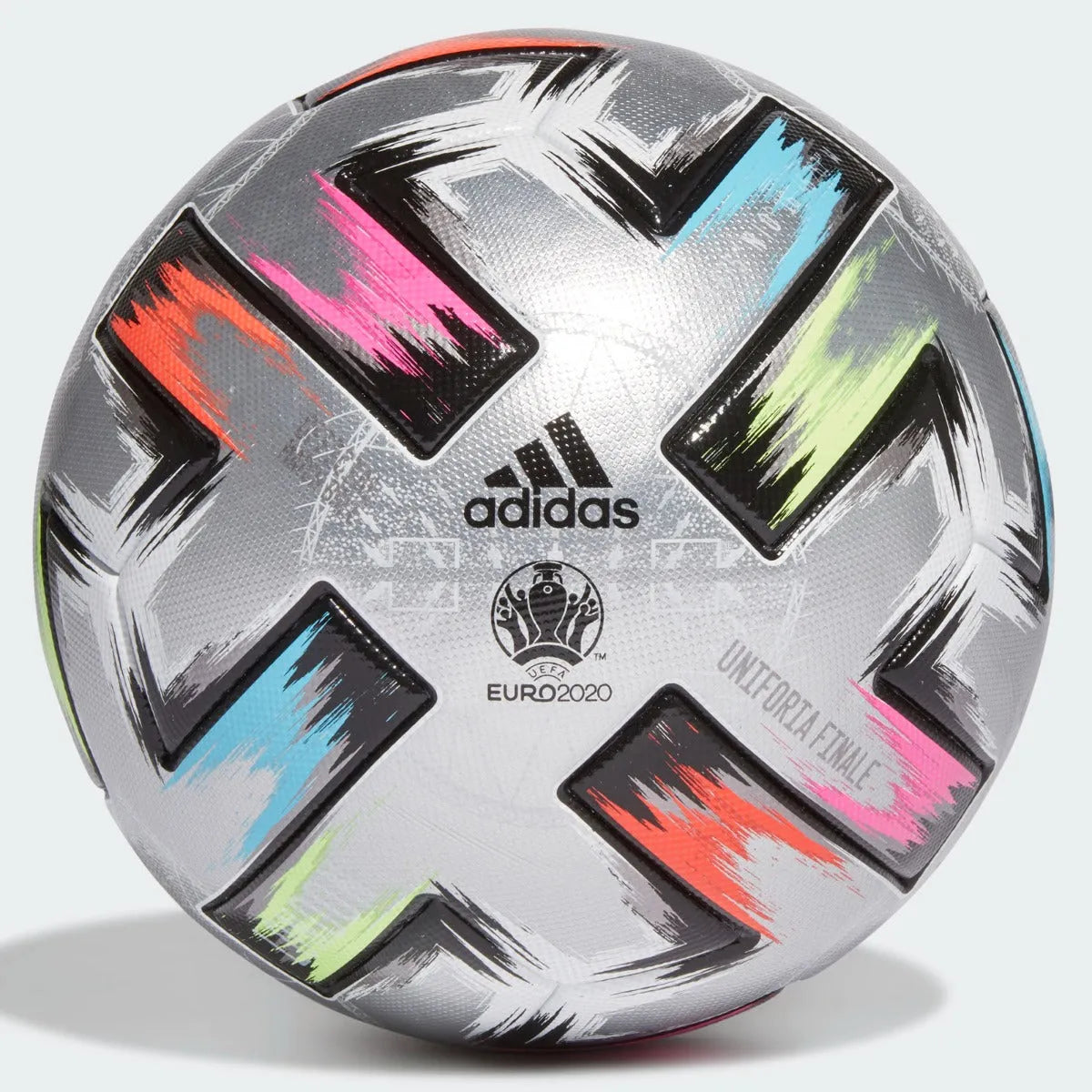 Adidas Uniforia Finale Pro Soccer Ball - Silver-Black (Front)