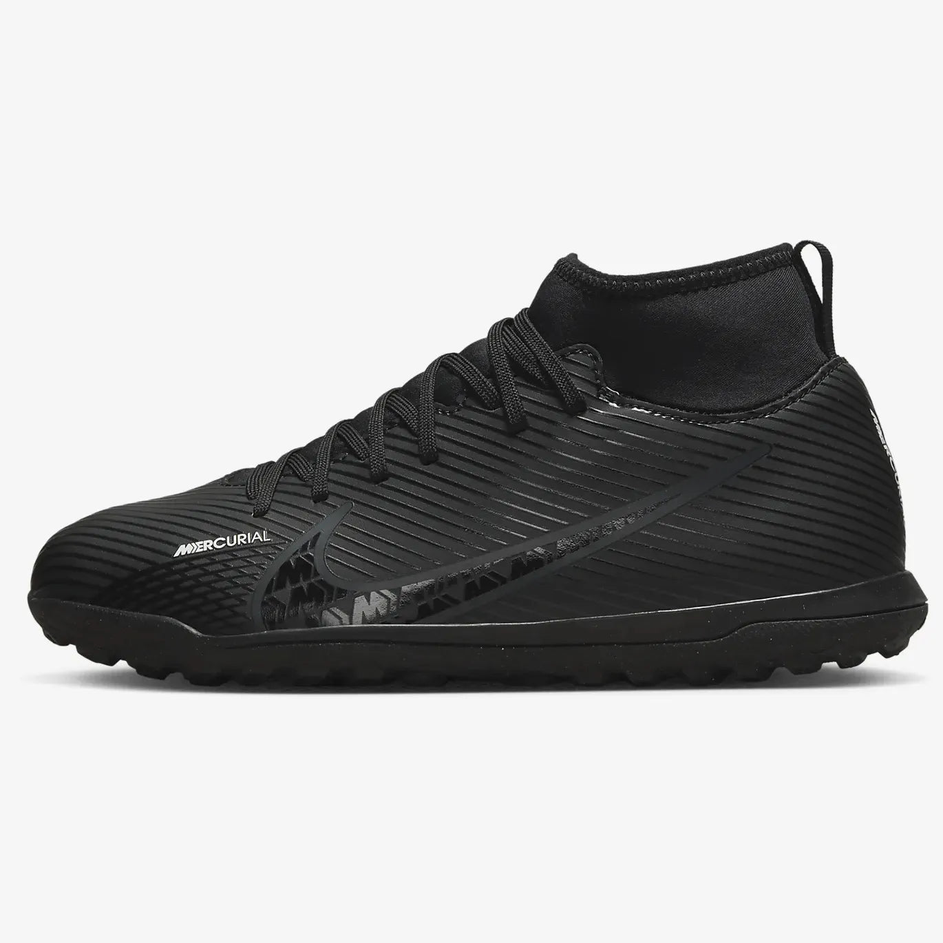  Nike Jr Superfly 9 Club Turf - Black-Smoke Grey (Side 1)
