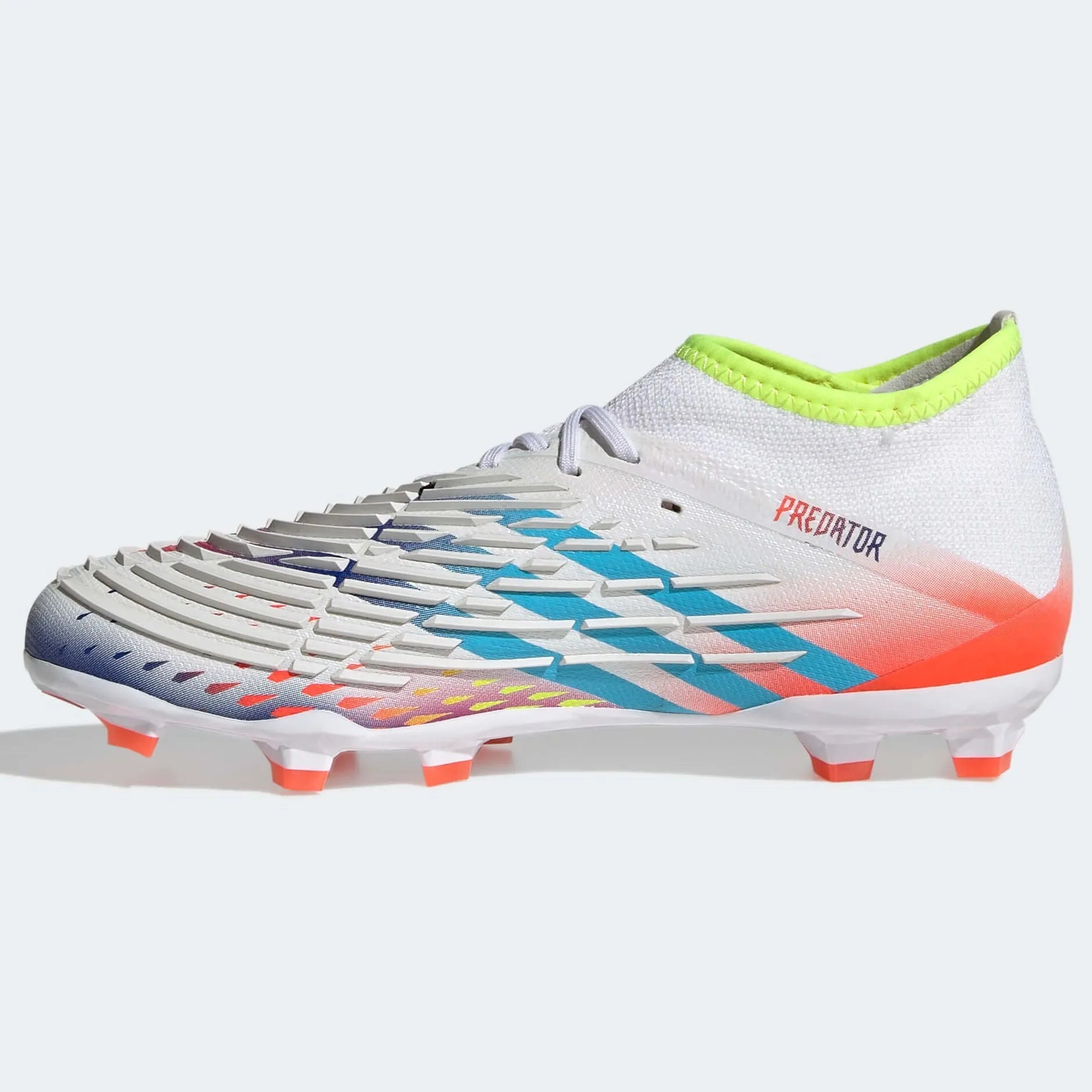 adidas Jr Predator Edge.1 FG J - White-Yellow-Blue (Side 2)