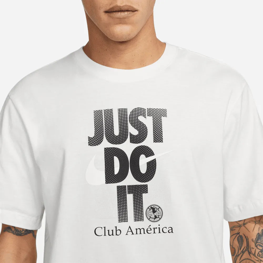 Nike 2023 Club America JDI Tee - White-Black (Detail 2)