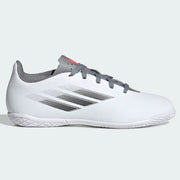 Adidas JR X Speedflow .4 IN - White-Iron Metallic (Side 1)