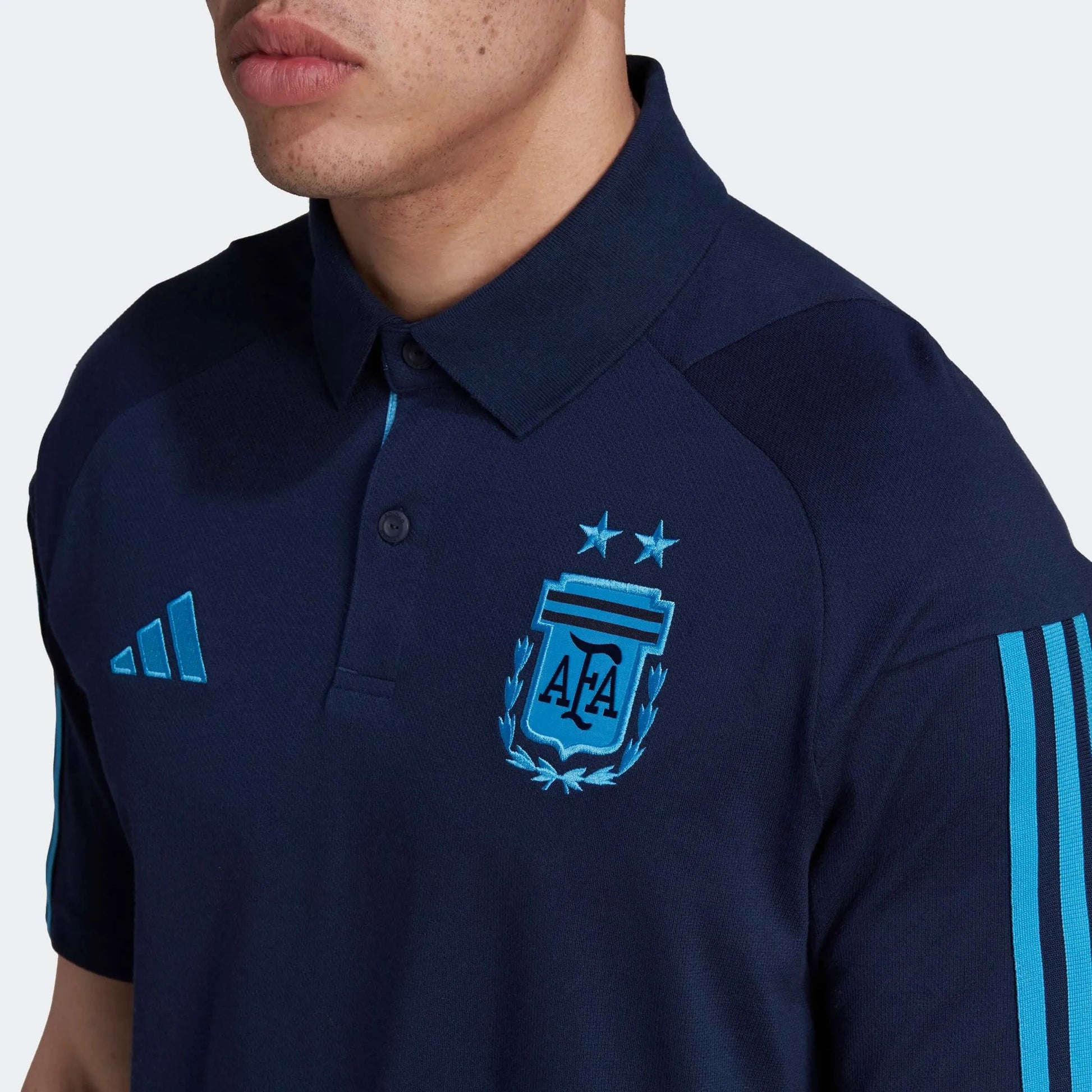 adidas 2022-23 Argentina Polo Night Indigo (Detail 1)