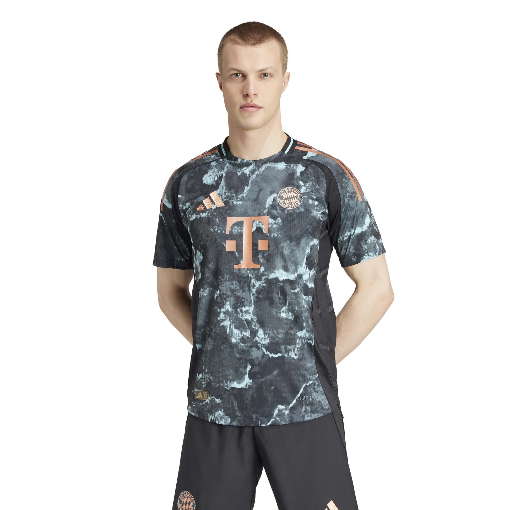 adidas 2024-25 Bayern Munich Men's Authentic Away Jersey (Model - Front)